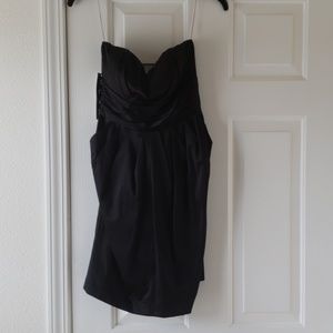 Black Strapless Dress Size L